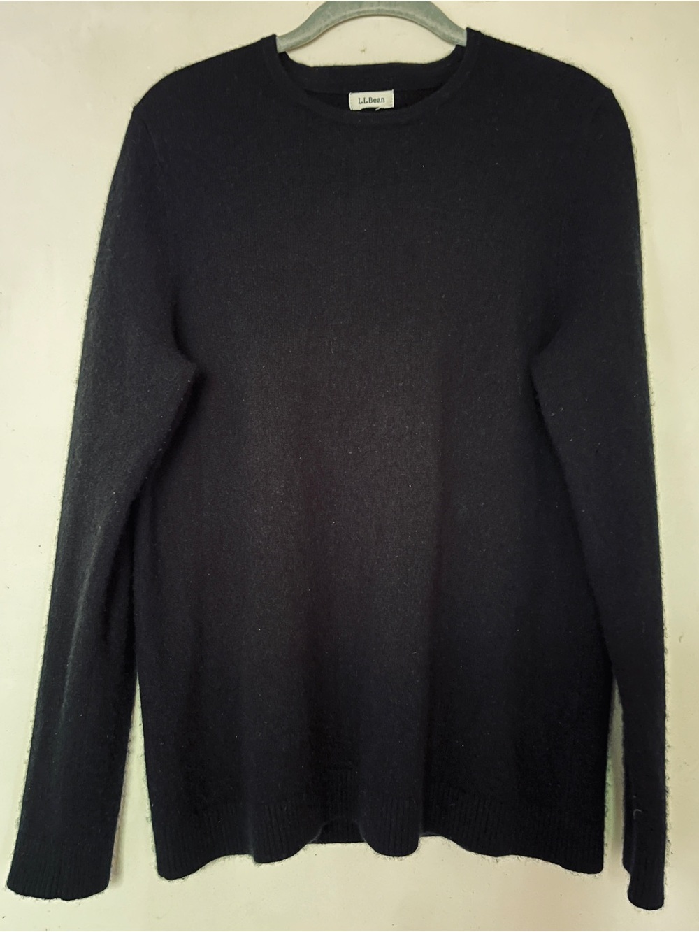 L L Bean 2 ply Cashmere Crewneck Sweater